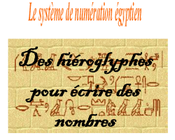Numération égyptienne